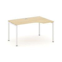 Style Project SN-4P.SPA-012R (Акация лорка/Белый металл) Стол рабочий эргономичный