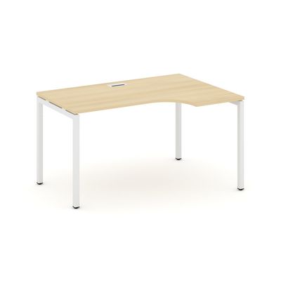 Style Project SN-4P.SPA-022R (Акация лорка/Белый металл) Стол рабочий эргономичный