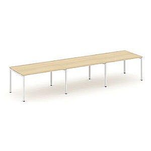 Стайл Проджект SN-4P.SPRG-024.3 (Акация лорка/Белый металл) Стол переговорный