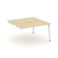 Style Project SN-5A.DPRS-022 (Акация лорка/Белый металл) Стол приставка к опорным элементам