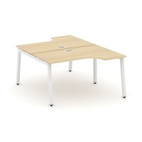 Style Project SN-5A.DRPA-012 (Акация лорка/Белый металл) Рабочая станция эргономичная