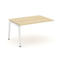 Style Project SN-5A.NSPRG-003.3 (Акация лорка/Белый металл) Проходной наборный элемент переговорного стола