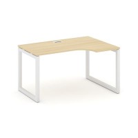 Style Project SN-5O.SPA-022R (Акация лорка/Белый металл) Стол рабочий эргономичный