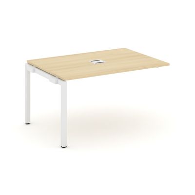 Style Project SN-5P.NSPRG-002 (Акация лорка/Белый металл) Проходной наборный элемент переговорного стола