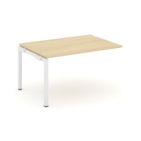 Style Project SN-5P.NSPRG-003.3 (Акация лорка/Белый металл) Проходной наборный элемент переговорного стола