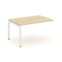 Style Project SN-5P.NSPRG-004 (Акация лорка/Белый металл) Проходной наборный элемент переговорного стола