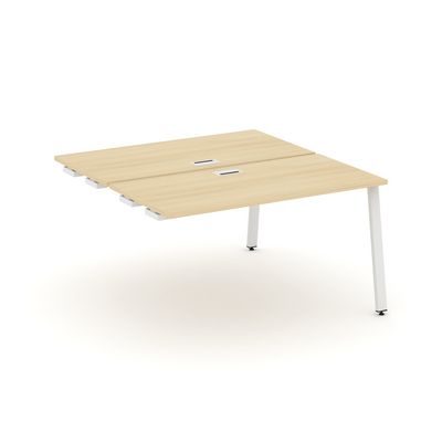 Style Project SN-6A.DPRS-022 (Акация лорка/Белый металл) Стол приставка к опорным элементам