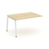 Style Project SN-6A.NSPRG-002 (Акация лорка/Белый металл) Проходной наборный элемент переговорного стола