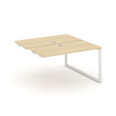 Style Project SN-6O.DPRS-001 (Акация лорка/Белый металл) Стол приставка к опорным элементам