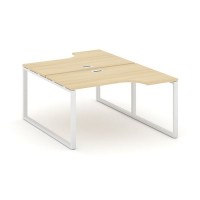 Style Project SN-6O.DRPA-001 (Акация лорка/Белый металл) Рабочая станция эргономичная