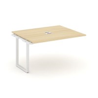 Style Project SN-6O.NSPRG-032 (Акация лорка/Белый металл) Проходной наборный элемент переговорного стола