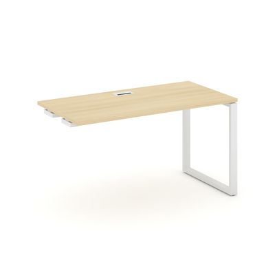 Style Project SN-6O.OPRS-003 (Акация лорка/Белый металл) Стол приставка к опорным элементам