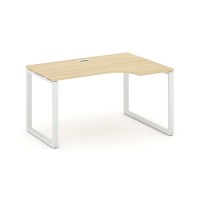 Style Project SN-6O.SPA-002R (Акация лорка/Белый металл) Стол рабочий эргономичный