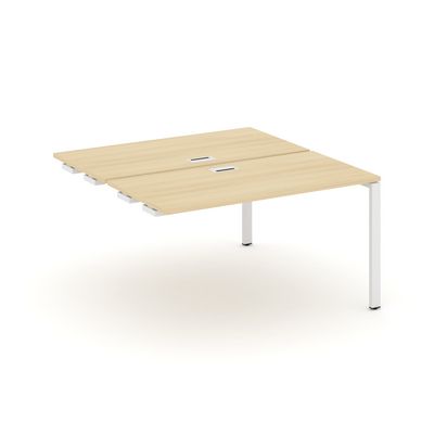 Style Project SN-6P.DPRS-021 (Акация лорка/Белый металл) Стол приставка к опорным элементам