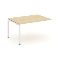 Style Project SN-6P.NSPRG-003.3 (Акация лорка/Белый металл) Проходной наборный элемент переговорного стола