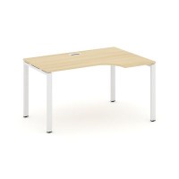 Style Project SN-6P.SPA-022R (Акация лорка/Белый металл) Стол рабочий эргономичный