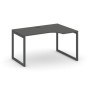 Style Project SN-4O.SPA-002R (Антрацит/Антрацит металл) Стол рабочий эргономичный