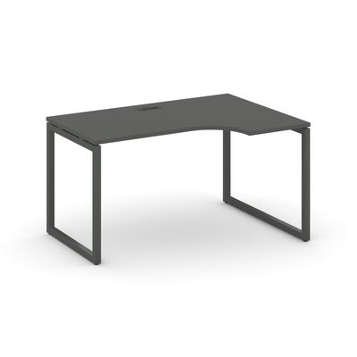Style Project SN-4O.SPA-022R (Антрацит/Антрацит металл) Стол рабочий эргономичный