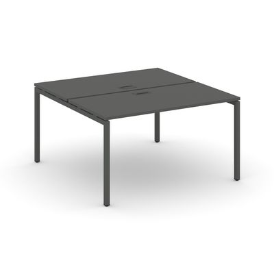 Style Project SN-4P.DRS-003 (Антрацит/Антрацит металл) Рабочая станция двухсторонняя