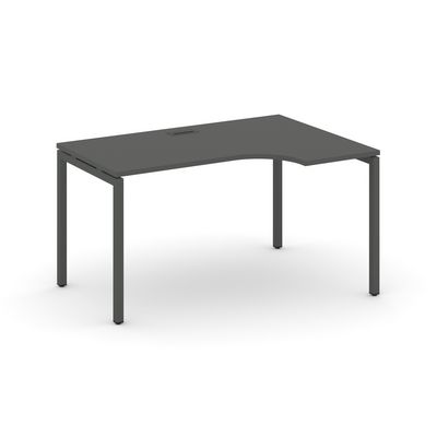 Style Project SN-4P.SPA-011R (Антрацит/Антрацит металл) Стол рабочий эргономичный