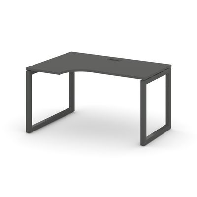 Style Project SN-5O.SPA-012L (Антрацит/Антрацит металл) Стол рабочий эргономичный