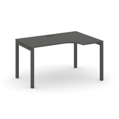 Style Project SN-5P.SPA-022R (Антрацит/Антрацит металл) Стол рабочий эргономичный