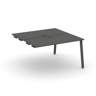 Style Project SN-6A.DPRS-023 (Антрацит/Антрацит металл) Стол приставка к опорным элементам