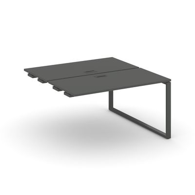 Style Project SN-6O.DPRS-004 (Антрацит/Антрацит металл) Стол приставка к опорным элементам