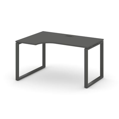 Style Project SN-6O.SPA-002L (Антрацит/Антрацит металл) Стол рабочий эргономичный