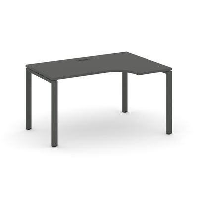 Style Project SN-6P.SPA-011R (Антрацит/Антрацит металл) Стол рабочий эргономичный