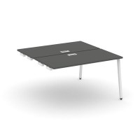 Style Project SN-4A.DPRS-021 (Антрацит/Белый металл) Стол приставка к опорным элементам