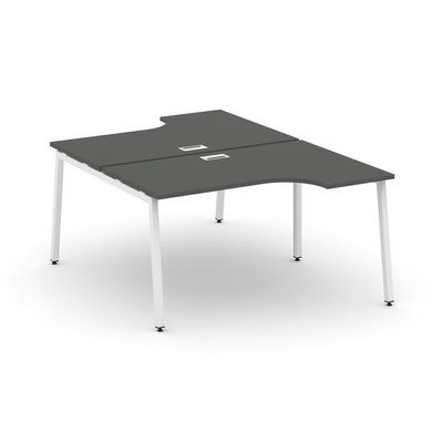 Style Project SN-4A.DRPA-011 (Антрацит/Белый металл) Рабочая станция эргономичная