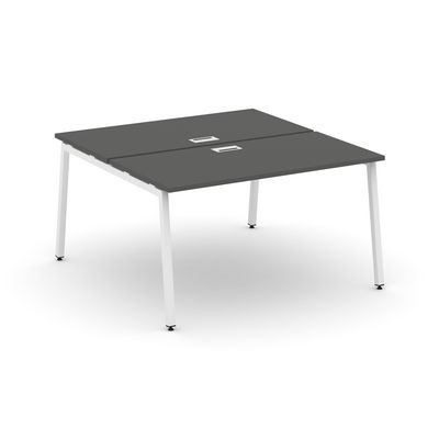 Style Project SN-4A.DRS-001 (Антрацит/Белый металл) Рабочая станция двухсторонняя