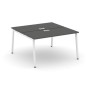 Style Project SN-4A.DRS-001 (Антрацит/Белый металл) Рабочая станция двухсторонняя