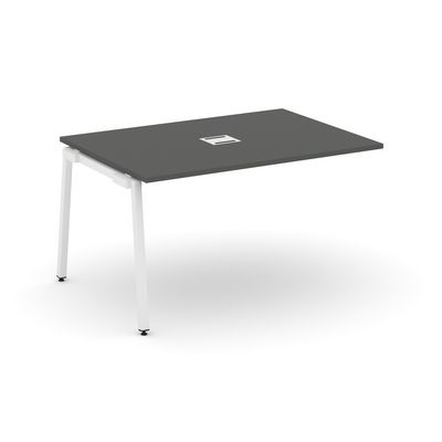 Style Project SN-4A.NSPRG-001 (Антрацит/Белый металл) Проходной наборный элемент переговорного стола