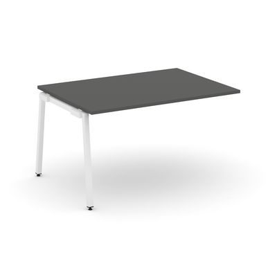 Style Project SN-4A.NSPRG-003.3 (Антрацит/Белый металл) Проходной наборный элемент переговорного стола