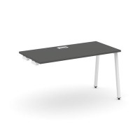 Style Project SN-4A.OPRS-001 (Антрацит/Белый металл) Стол приставка к опорным элементам