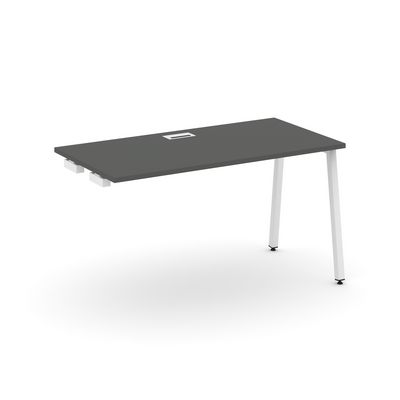 Style Project SN-4A.OPRS-002 (Антрацит/Белый металл) Стол приставка к опорным элементам