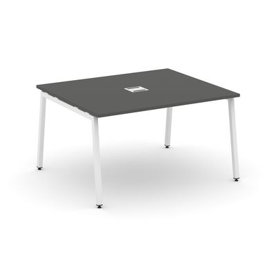 Style Project SN-4A.SPRG-033 (Антрацит/Белый металл) Стол переговорный