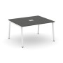 Style Project SN-4A.SPRG-033 (Антрацит/Белый металл) Стол переговорный