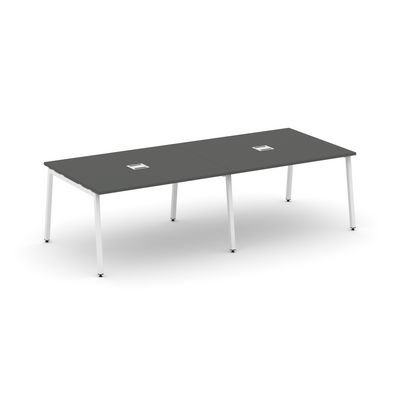 Style Project SN-4A.SPRG-042 (Антрацит/Белый металл) Стол переговорный