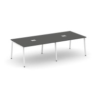 Style Project SN-4A.SPRG-043 (Антрацит/Белый металл) Стол переговорный