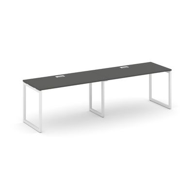 Style Project SN-4O.ORS-024 (Антрацит/Белый металл) Рабочая станция односторонняя