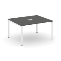 Style Project SN-4P.SPRG-033 (Антрацит/Белый металл) Стол переговорный