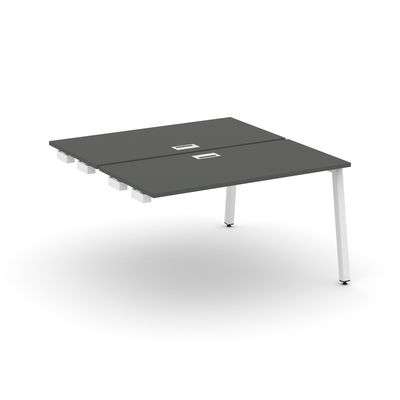 Style Project SN-5A.DPRS-003 (Антрацит/Белый металл) Стол приставка к опорным элементам