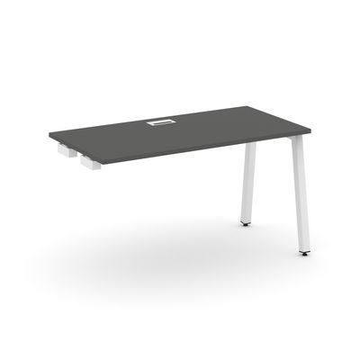 Style Project SN-5A.OPRS-023 (Антрацит/Белый металл) Стол приставка к опорным элементам