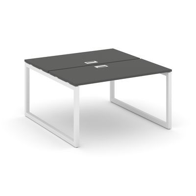 Style Project SN-5O.DRS-001 (Антрацит/Белый металл) Рабочая станция двухсторонняя