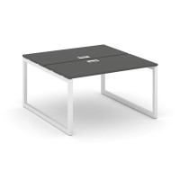 Style Project SN-5O.DRS-002 (Антрацит/Белый металл) Рабочая станция двухсторонняя