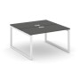 Style Project SN-5O.DRS-002 (Антрацит/Белый металл) Рабочая станция двухсторонняя