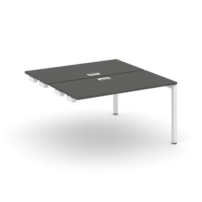 Style Project SN-5P.DPRS-001 (Антрацит/Белый металл) Стол приставка к опорным элементам